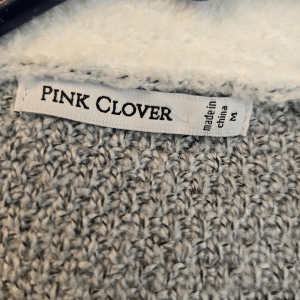 Pink Clover Womens Millicent Long Sleeve Cardigan Multicolor Stripped Medium New - Picture 5 of 11